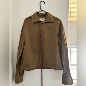 Lanvin gold men’s shirt